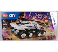 LEGO City Command Rover and Crane Loader Ensemble de construction de jouets spatiaux 4 figurines d'astronaute, robot spatial, 2 figurines d'action extraterrestres, cadeau pour garçons, filles et