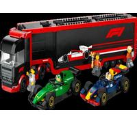 LEGO city 60445 Camion de F1® avec voitures de F1® RB20 et AMR24 Idée Cadeau,Maquette,Décoration Maison