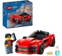 LEGO City 60448 La voiture de sport rouge - Jouet de construction pour garçon des 5 ans