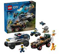 LEGO Jeu de construction City – La course-poursuite de la voiture de police tout-terrain – 60449