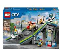 LEGO City Zéro Limite : Rampe pour bolides de Course - Jeu de Construction avec Voitures caisses à Savon pour garçons et Filles dès 6 Ans - 4 Personnages Dont Un Plombier - Idée Cadeau Amusante 60460