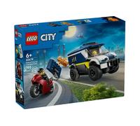 LEGO City Le Fourgon Pénitentiaire - Camion Jouet - Maquette de Van avec Moto, 3 Minifigurines & Porte de Cellule Amovible - Idée de Cadeau d'anniversaire pour Garçon dès 6 Ans 60479