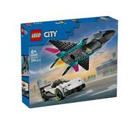LEGO City 60489 Le Jet Contre la Voiture - Jouet de Construction dès 6 ans - Idée Cadeau