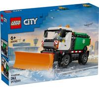 LEGO City 60490 La Déneigeuse - Jouet de Construction 6 ans - Cadeau pour Garçon ou Fille