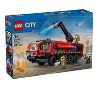 LEGO City 60499 Le Camion de Pompiers de l’Aéroport - Jouet de Construction dès 7 ans