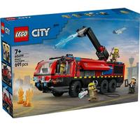 LEGO City 60499 Le Camion de Pompiers de l’Aéroport - Jouet de Construction dès 7 ans