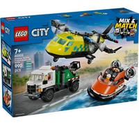 LEGO® City 60505 Avion, camion d’assistance et aéroglisseur modulable