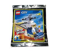 Lego City 952101 Lot de figurines et hélicoptère Motif policier