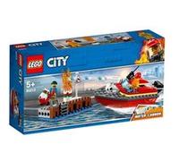 LEGO Set de construction City – L'incendie sur le quai 60213