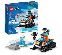 LEGO City Arctic Explorer 60376 Jeu de construction motoneige avec figurines et 2 figurines de sceau pour jeu de rôle imaginatif, idée cadeau amusante pour les enfants de 5 ans