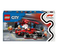 LEGO City Arrêt au Stand de F1 avec Voiture Ferrari 60443 LEGO