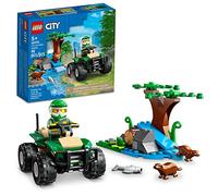LEGO City ATV and Otter Habitat, 60394 Quad Bike tout-terrain pour enfants de 5 ans et plus, ensemble de jeu d'animaux avec figurines de la faune, ensemble d'apprentissage de la nature
