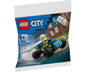 LEGO City Buggy Tout-Terrain de la Police avec Minifigurine et Poster d'Avis de Recherche - 35 Pièces