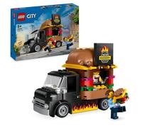 LEGO City Burger Van, Food Truck Toy for 5 Plus Year Old Boys & Girls, Vehicle B
