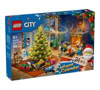 LEGO Calendrier de l'Avent City 60475 2025 – Jeu de construction 5 ans, 24 surprises