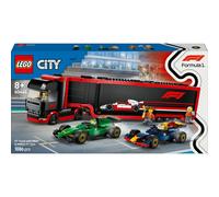 LEGO City Camion de F1 avec Voiture de F1 RB20 et AMR24 60445 LEGO