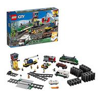 LEGO City Cargo Train 60198 Remote Control Train Building Set with Tracks for Kids, Top Present for Boys and Girls (1226 Pieces)