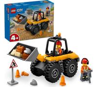 LEGO City Chargeuse sur pneus - Jouet pelleteuse pour jeunes enfants, filles et garçons à partir de 4 ans - Jeu de véhicules - Idées cadeaux Montessori pour l'école maternelle - Set avec 2 minifigurin