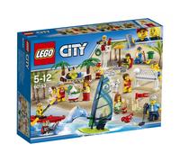 LEGO® City 60153 Ensemble de figurines LEGO City - La plage Bleu