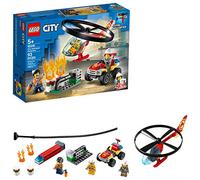 LEGO City Fire Helicopter Response 60248 Firefighter Toy, Fun Building Set for Kids, New 2020 (93 Pieces)