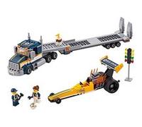 LEGO City Great Vehicles Dragster Transporter 60151 Jouet de construction
