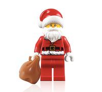 LEGO Minifigurine City – Père Noël avec lunettes (60155)