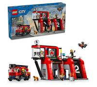 LEGO® City 60414 La caserne et le camion de pompiers