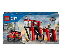 LEGO City La Caserne et le Camion de Pompiers 60414 LEGO