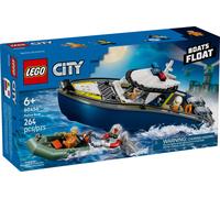 LEGO® City 60456 La course-poursuite en bateau de police