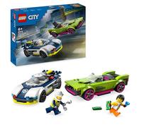 LEGO® City 60415 La course-poursuite entre la voiture de police et la super voiture
