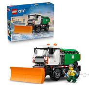 LEGO City La Déneigeuse - Jouet Camion - Maquette avec Minifigurine, Outils & Fonction Salage - Idée de Cadeau d'anniversaire pour Garçon dès 6 Ans & Fans de Mécanique 60490