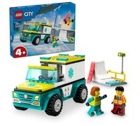 LEGO® City 60403 L'ambulance de secours et le snowboardeur G