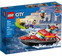LEGO City 60373 Bateau de sauvetage des pompiers