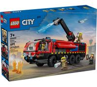 LEGO City 60499 Le Camion de Pompiers de l’Aéroport - Jouet de Construction dès 7 ans