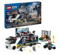 LEGO City Le Laboratoire de Police Scientifique Mobile, Cadeau pour Garçons et Filles Dès 7 Ans, Jouet de Quad avec Minifigurines d'Agents, Scientifique et Voleurs, Jeu de Rôles 60418