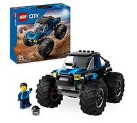 LEGO City Le Monster Truck Bleu, Jouet Camion Tout-Terrain et Minifigurine de Conducteur, Ensemble de Jeu Enfant Imaginatif, Cadeau Divertissant pour Garçons et Filles de 5 Ans ou Plus 60402