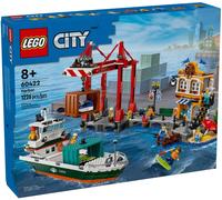 LEGO® City 60422 Le port et le navire marchand