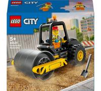 LEGO Jeu de construction City – Rouleau compresseur de chantier 60401 avec minifigurines, dès 5 ans