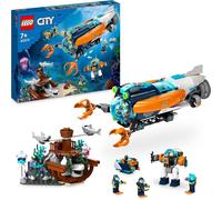 LEGO City Le sous-Marin d’Exploration en Eaux Profondes 60379 / Enfant jeu jouet