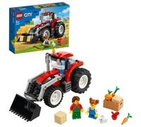LEGO Jouet de construction City 60287 Le Tracteur – Lapin & fermier – Idée cadeau 5 ans et plus