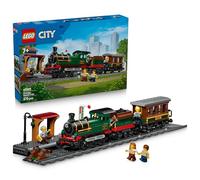 LEGO City 60511 Le Train à Vapeur Rétro - Jouet Garçon ou Fille dès 7 ans - Maquette STEM