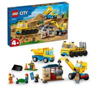 LEGO City - Les camions de chantier et la grue à boule de démolition - 60391