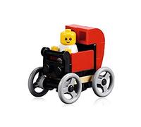 LEGO City Mini figurine : bébé (en rouge poussette) landau bébé