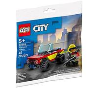 LEGO City 30585 – Véhicule de patrouille des pompiers Polybag 45 pièces, 1 mini-figurine