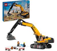 LEGO City Pelleteuse à chenilles, jouet pelleteuse pour enfants à partir de 8 ans, jouet de construction avec modèle de pelleteuse, camion constructible avec accessoires et 3 minifigures 60420