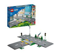 LEGO City Jeu de construction 60304 – Croix de rue avec feux de signalisation