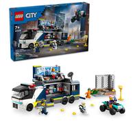 LEGO City Police Mobile Crime Lab Truck Toy Pretend Play Police Toy Comprend Quad Bike 2 officiers 1 scientifique et 2 figurines Crook Camion de