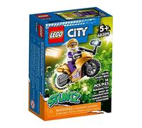 LEGO Jouet City Stuntz 60309 – Moto de cascade Selfie, rétrofriction, perche selfie – Dès 5 ans