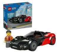 LEGO City La Supercar Électrique - Maquette de Voiture de Course avec Minifigurine de Pilote - Jeu de Construction Stimulant la Motricité Fine - Idée de Cadeau d'anniversaire pour Garçon 5 Ans 60486