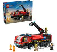LEGO City 60499 Le Camion de Pompiers de l’Aéroport - Jouet de Construction dès 7 ans